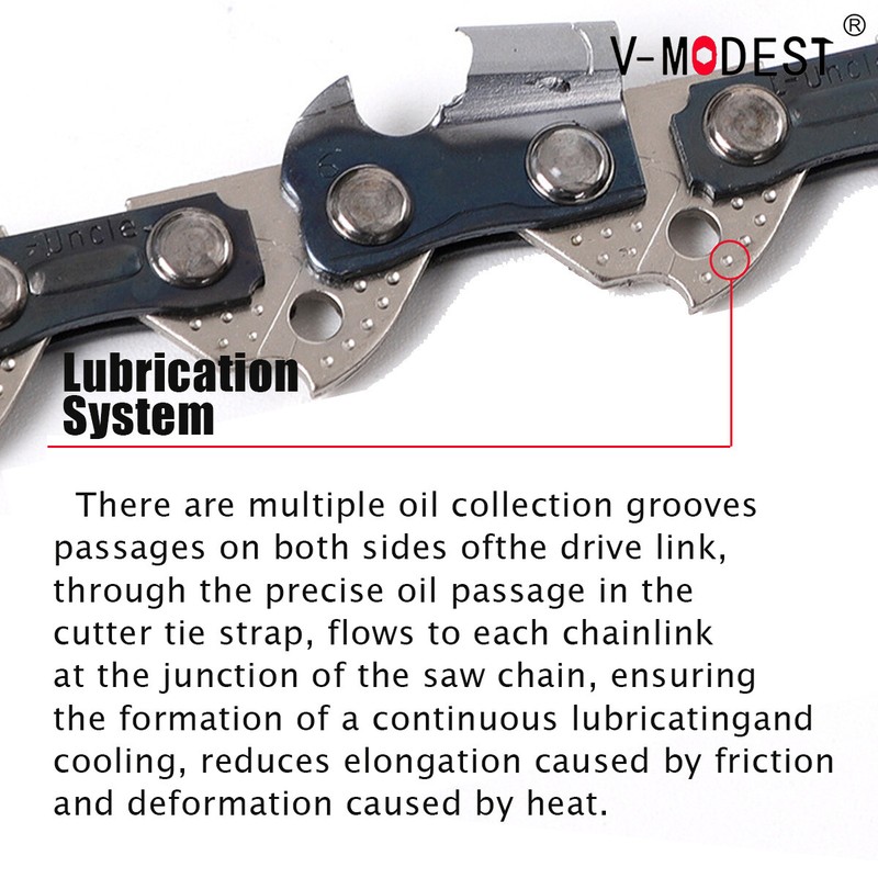 Replace 16"Atlas Cordless Chainsaw 40V Chainsaw Saw Chain 3/8"LP .043 56DL Y56 gallery