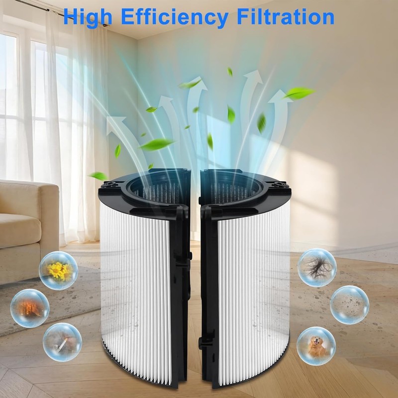 2 Pack HP1 HP2 Filter Replacement for Dyson HP1 HP2 HP10 TP07 TP10 TP09 TP06 TP0 gallery