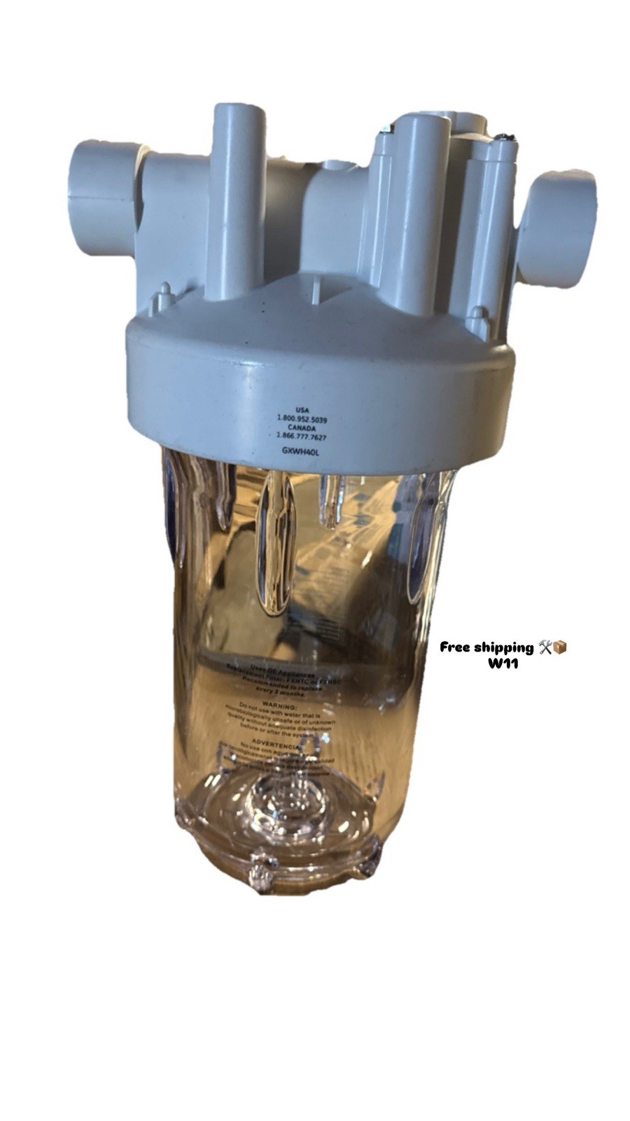 Whole House Water Filtration System by GE Housing Only New- Open Box GXWH40L gallery