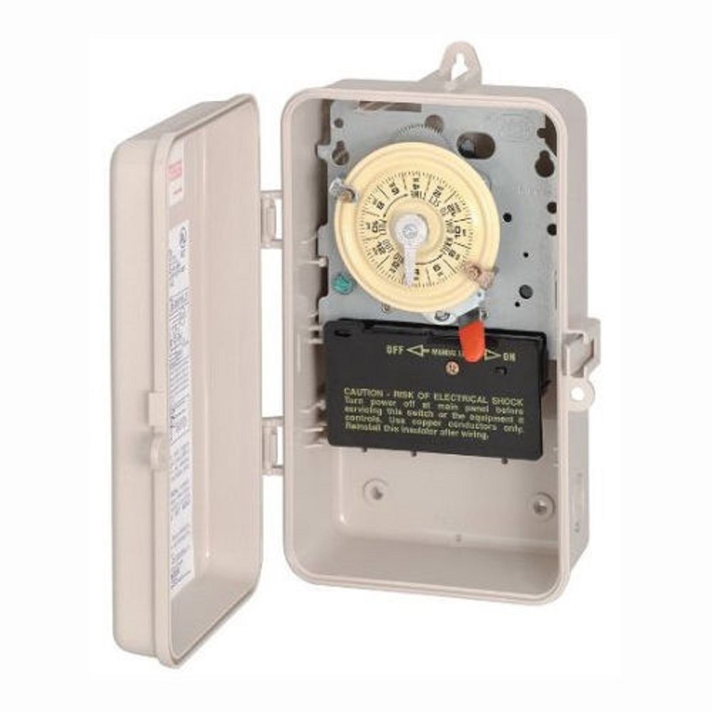 Intermatic T104P3 Mechanical Time Switch - Double Pole, Single Throw, NEMA 3R E gallery