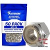 Nylon Insert Hex Lock Nuts - 3/8"- 16 (50-Pack) Stainless 3/8-16 (50 Pack) gallery