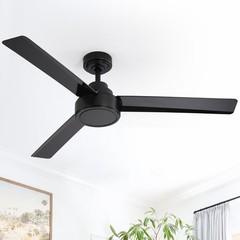 Sofucor Low Profile Ceiling Fan No Light Remote Indoor Outdoor Quiet Ceiling Fan