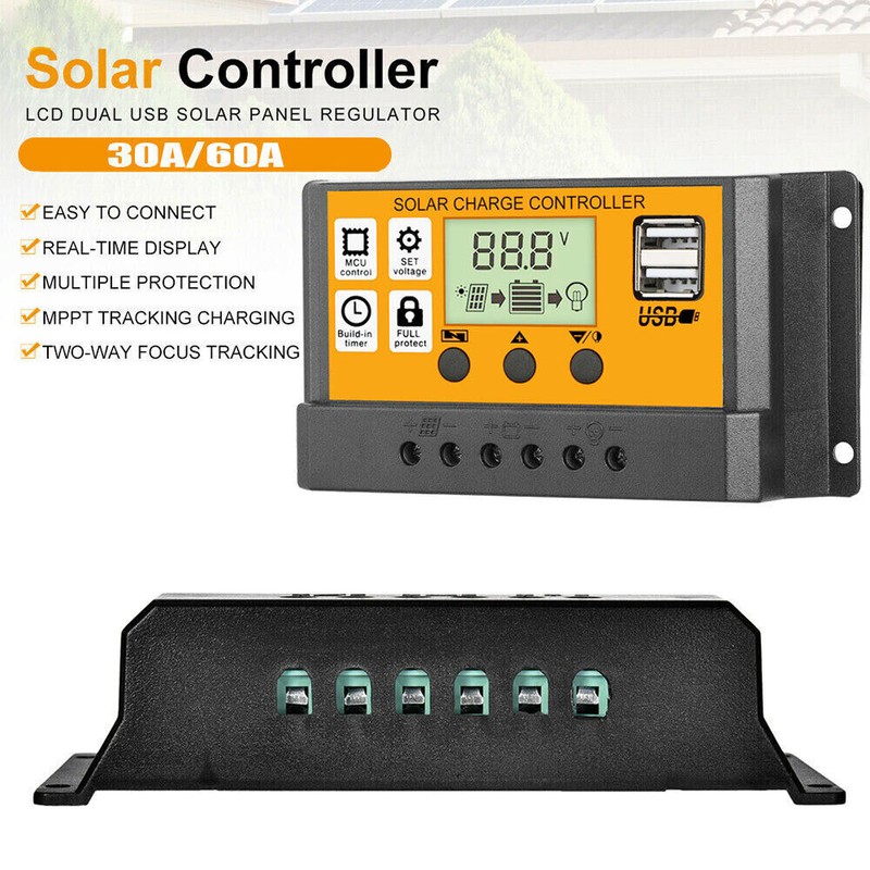 100A Solar Charge Controller For Lifepo4 Lithium Lead Acid Gel PV Regulator gallery