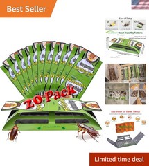 No Escape Roach Motel – 20 Child & Pet Safe Traps for Ultimate Home Protection