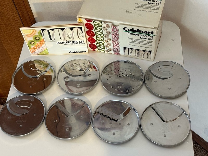 Cuisinart DLC-870 Complete 8pc Replacement Disc Blades DLC8 (DLC10 & Custom 11) gallery