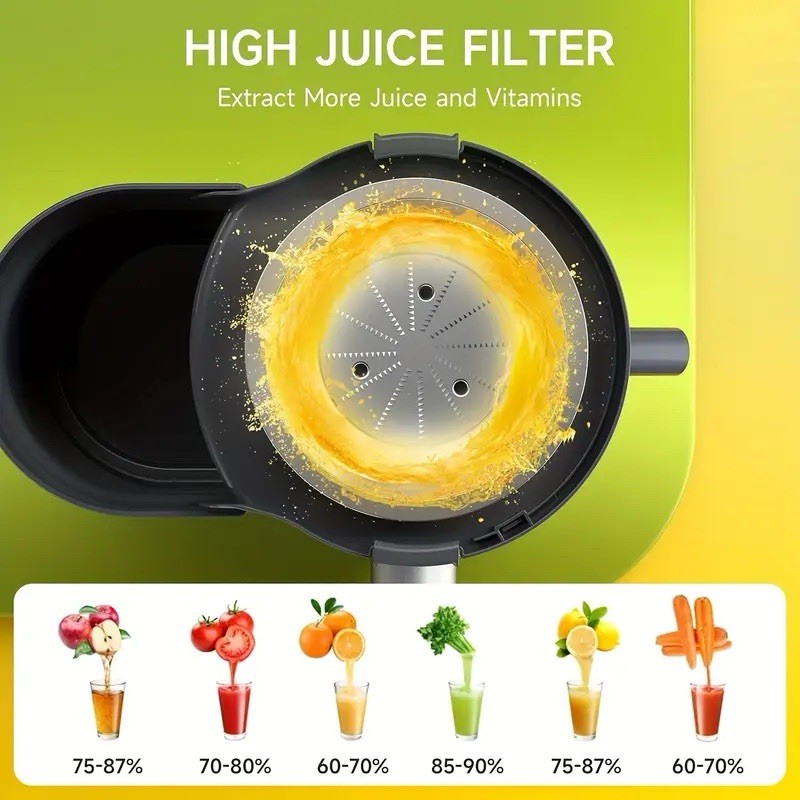 Juicer Machine 500W BPA-Free Wide Chute Easy Clean Fruit Vegetable Juice Maker gallery