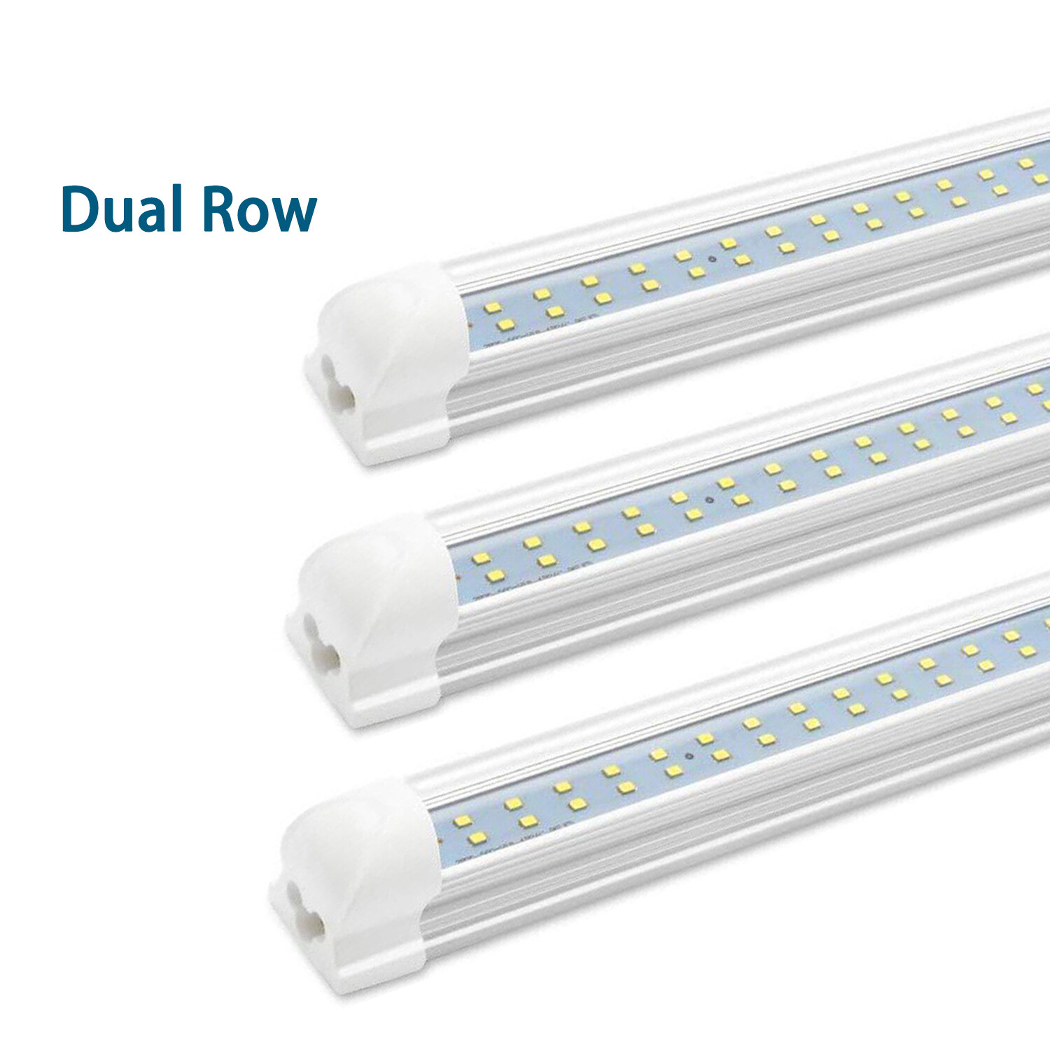 T8 LED Tube Light Bulb 4FT 6FT 8FT Integrated LED Shop Light Fixtures 6500K gallery