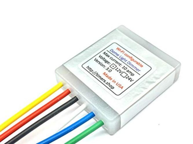 Dome Light Dimmer with Delay, Fits Any Car, 20 Sec and 10 Min Timeout, Rotary gallery