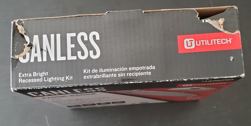 Utilitech Canless LED Recessed Lighting Kit 6 in Adjustable White New in Box gallery