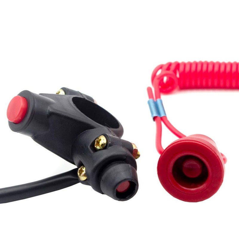Royitay Kill Switch for 50cc 70cc 90cc 110cc 125cc 150cc 200cc 250cc ATV red gallery
