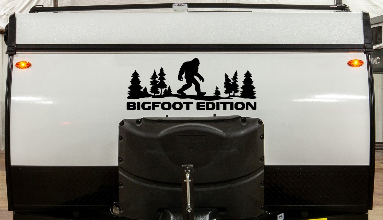 Bigfoot Edition V3 Forest Vinyl Sticker Decal Sasquatch Camping RV Overland gallery