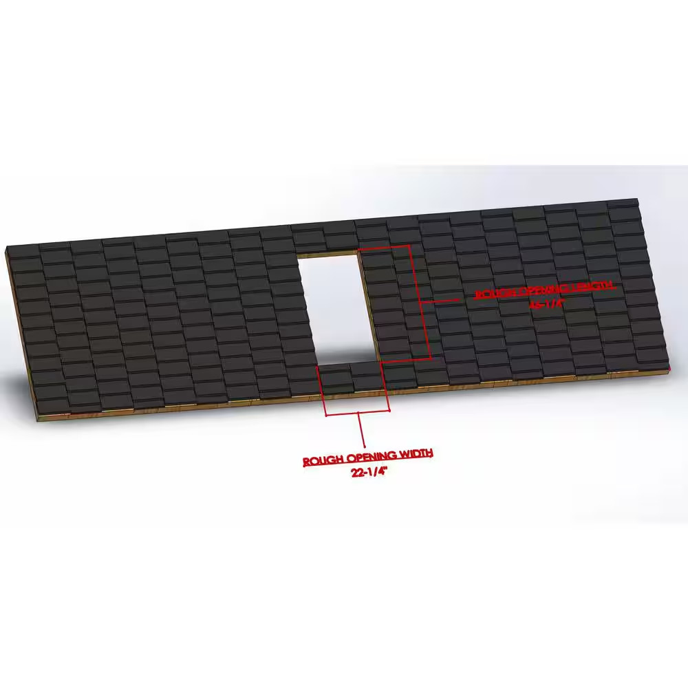 Gordon 22-1/4 In. X 46-1/4 Fixed Self Flashing Skylight gallery
