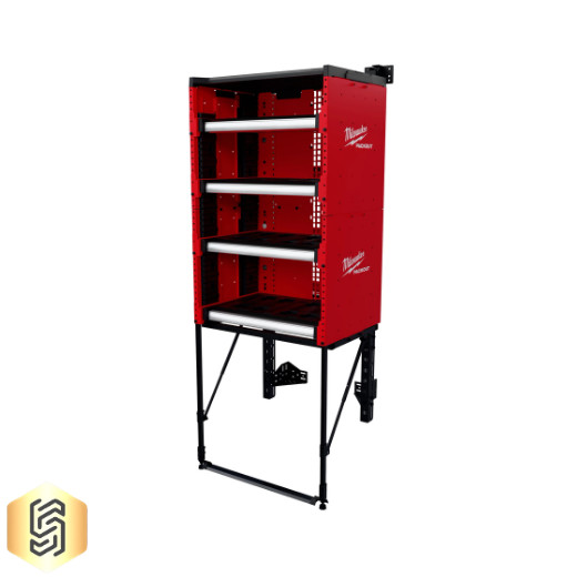 Milwaukee 48-21-8070 PACKOUT Rack Kit – Heavy-Duty Wall Storage, 50 lb Capacity gallery