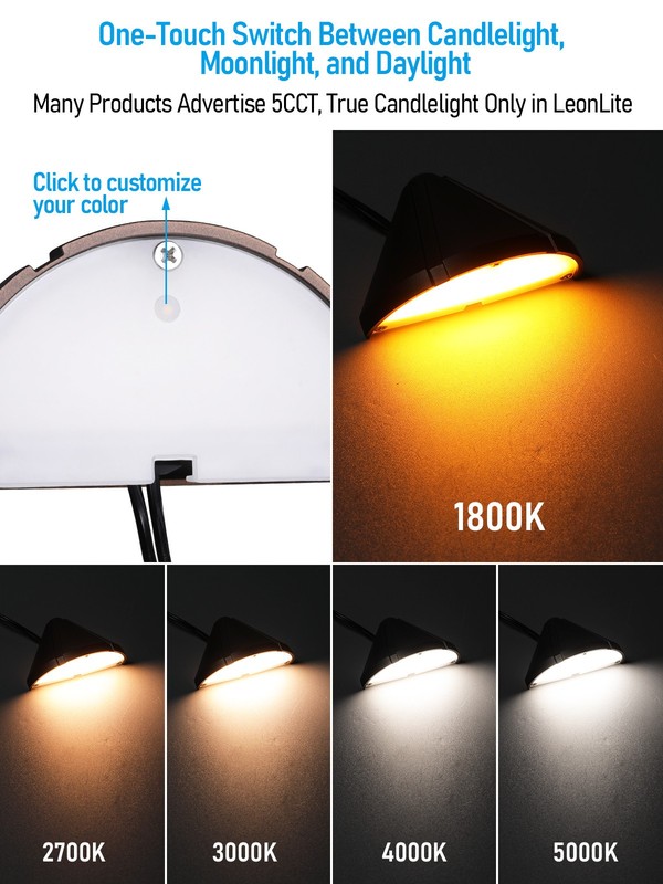 4-Pack LED Deck Step Lighting, 12-24V Low Voltage Landscape Light gallery