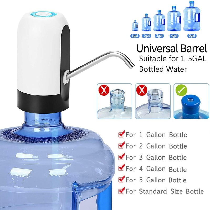 Water Bottle Switch Pump Electric Automatic Universal Dispenser 5 Gallon USB gallery