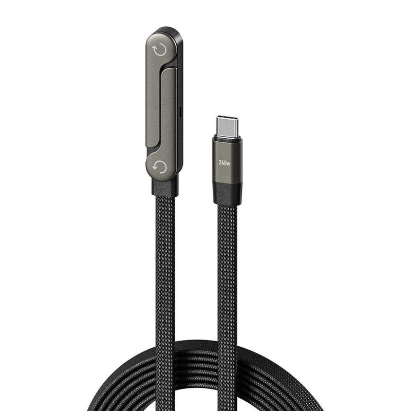 Fast Charging Foldable Bracket Data Cable 2-in-1 Data Wire Foldable Phone Tablet gallery