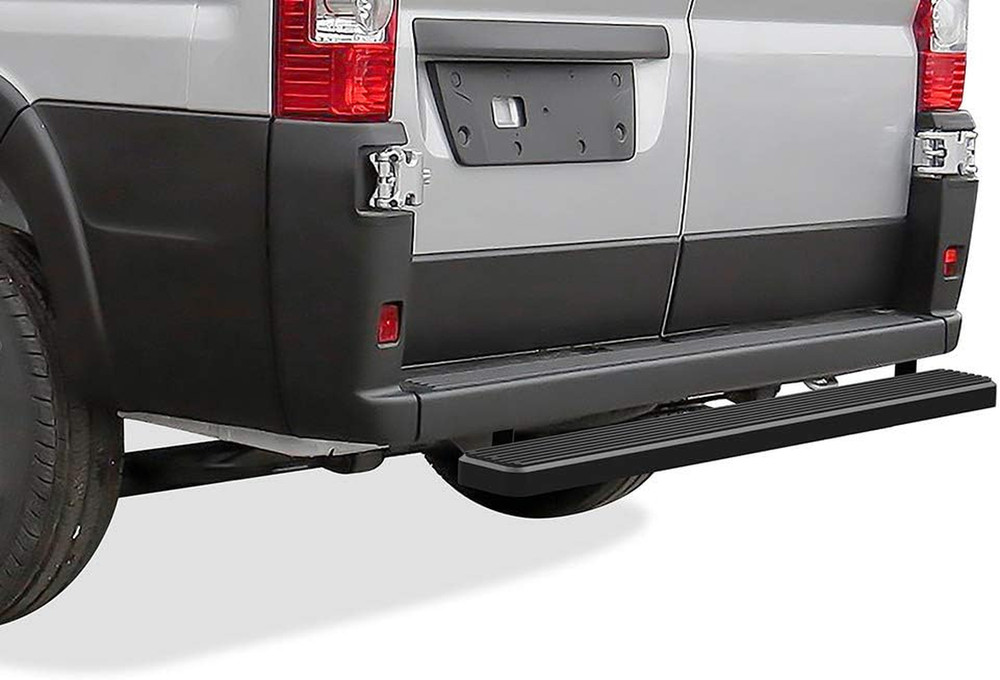 Rear Step 5In Matte Black Compatible with Ram Promaster 2014-2026 Full Size Van