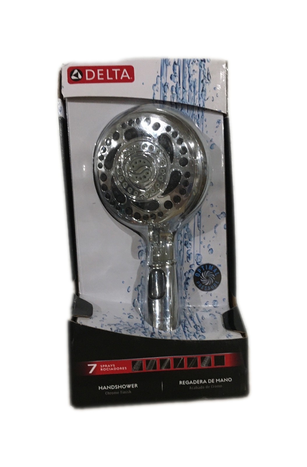 Delta 7-Spray Wall Mount Handheld Shower Head 1.8 GPM Chrome 75704 gallery