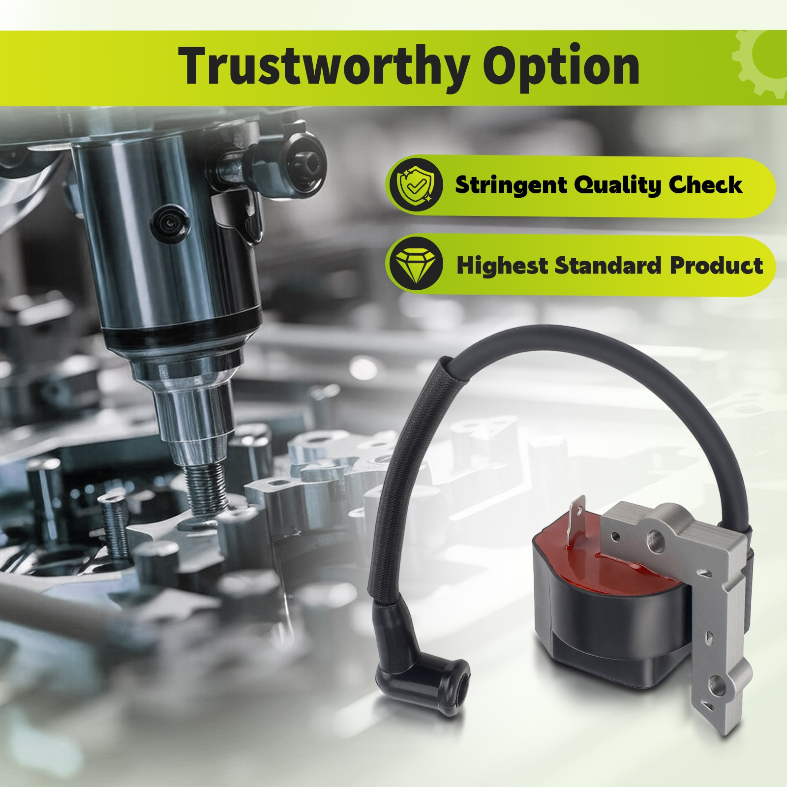 Ignition Coil For Poulan Craftsman Chainsaw WoodShark Wildthing 545081826 gallery