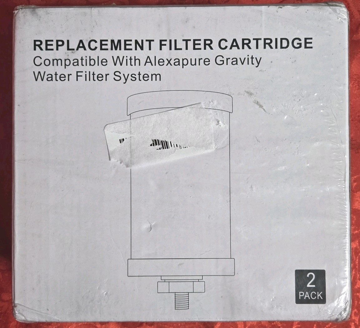 Replacement Filter Cartridge For Alexapure Gravity Water Filter System 2 Pack gallery