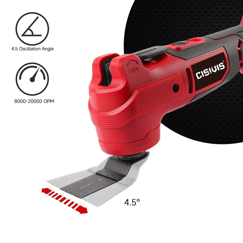 Cordless Multi-Tool Oscillating Tool for Milwaukee M18 Battery - Variable Speed gallery