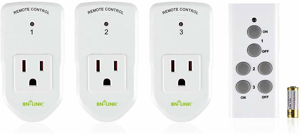 BN-LINK Long Range Wireless Remote Control Socket Electrical Outlet Switch Set gallery