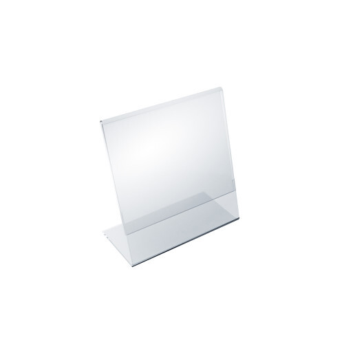 Azar Displays Angled L-Shaped Frame 5"x 5''High, 10-Pack gallery