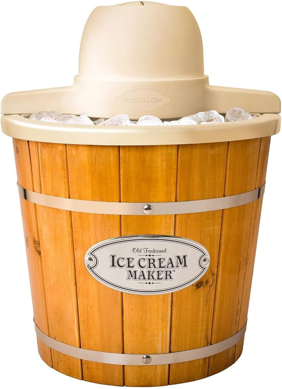 Electric Ice Cream Maker - Old Fashioned Soft Serve Ice Cream Machine Makes Froz gallery