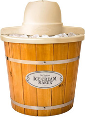 Electric Ice Cream Maker – Old Fashioned Soft Serve Ice Cream Machine Makes Froz