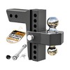 LOCAME Adjustable Trailer Hitch, Fits 2.5-Inch Receiver Only, 8-Inch Drop Alu... gallery