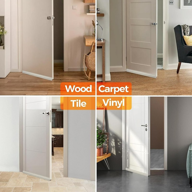 Highly Efficient Door Draft Stopper - Save Money and Energy - Quick Installation gallery