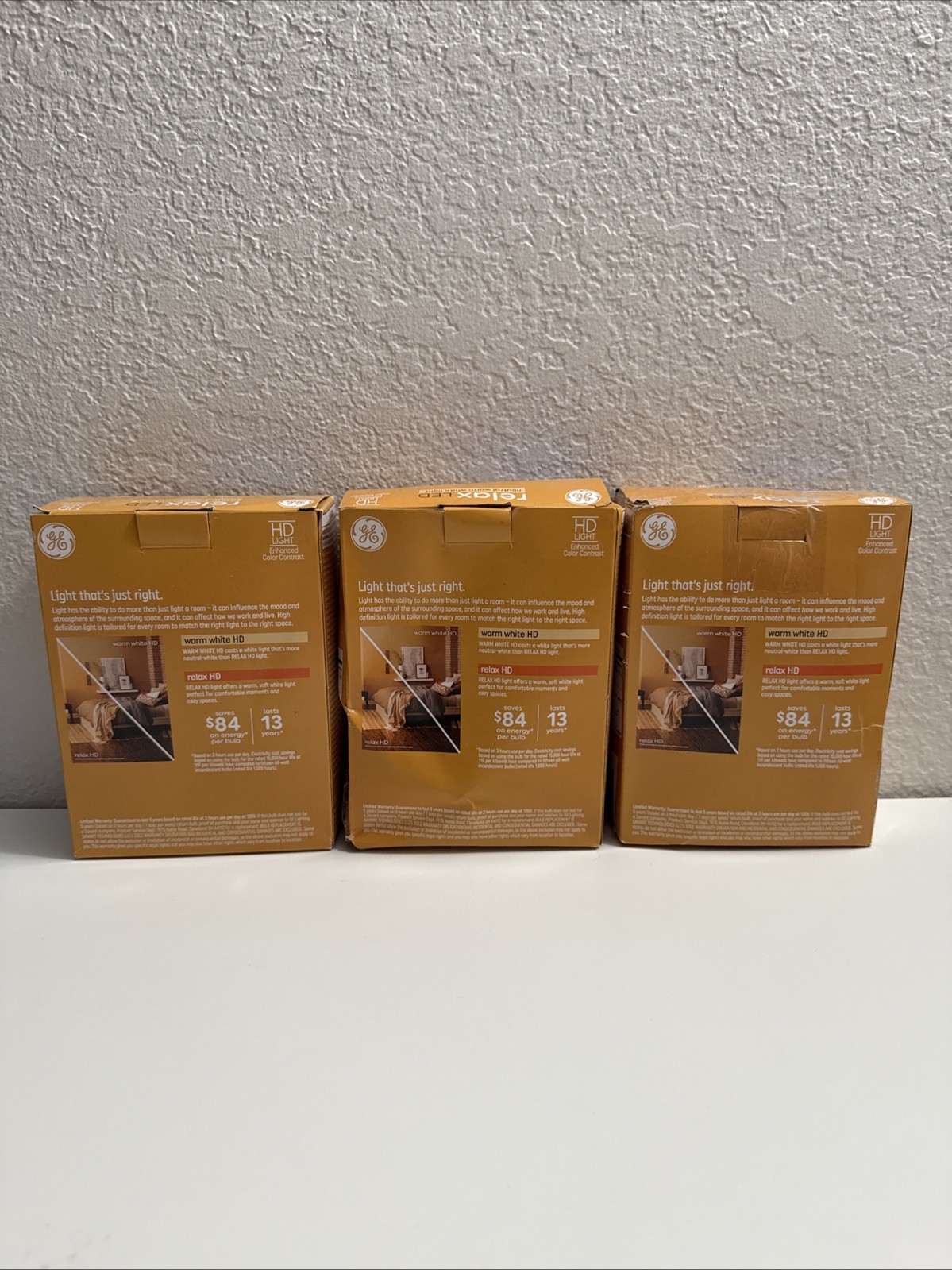 Light Bulbs Neutral Warm White Light 60w General Purpose A19 800 Lumens Lot Of 3 gallery