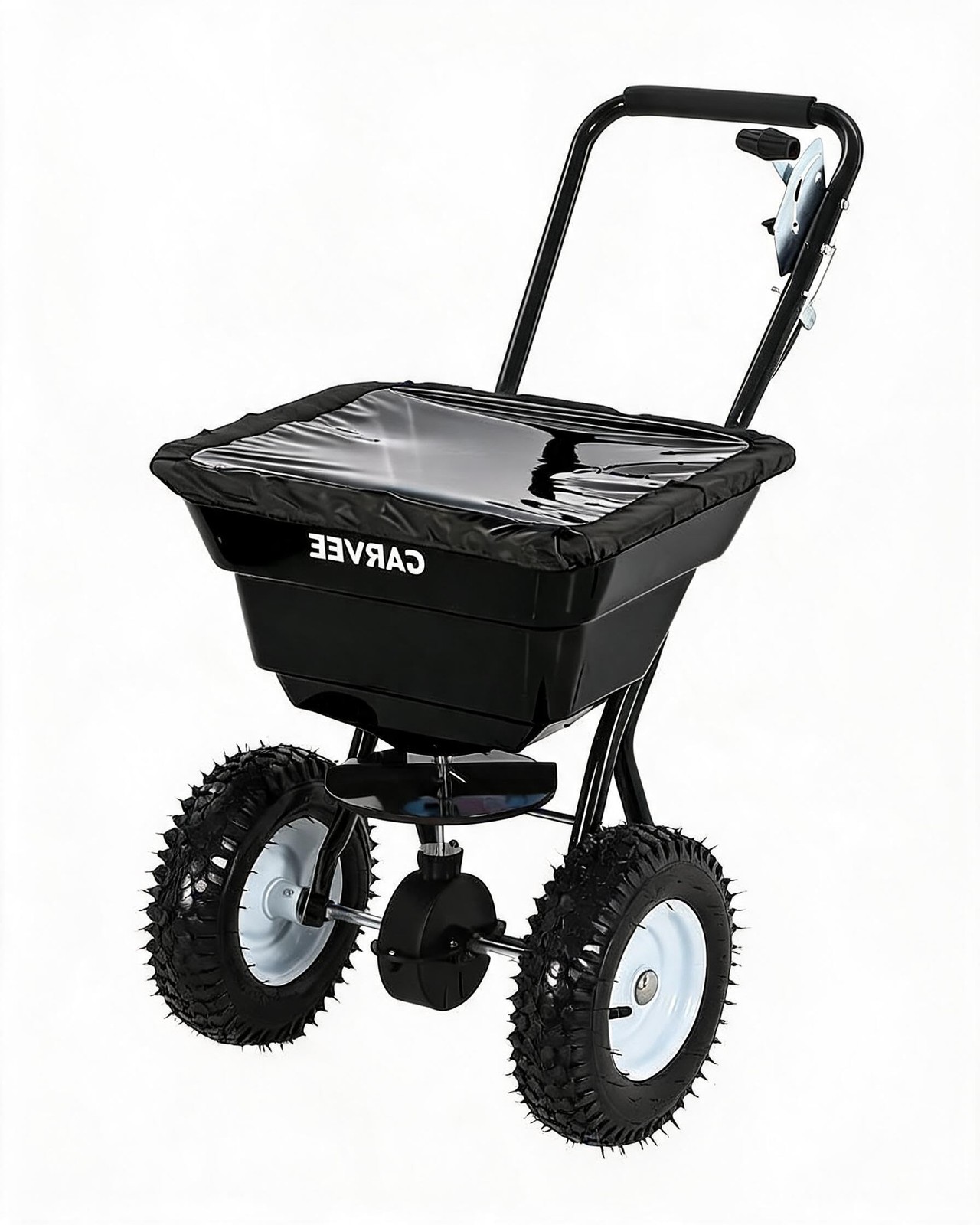 80 LBS Push Broadcast Spreader, 12FT Spreading Width, 13in All-Terrain Wheels... gallery