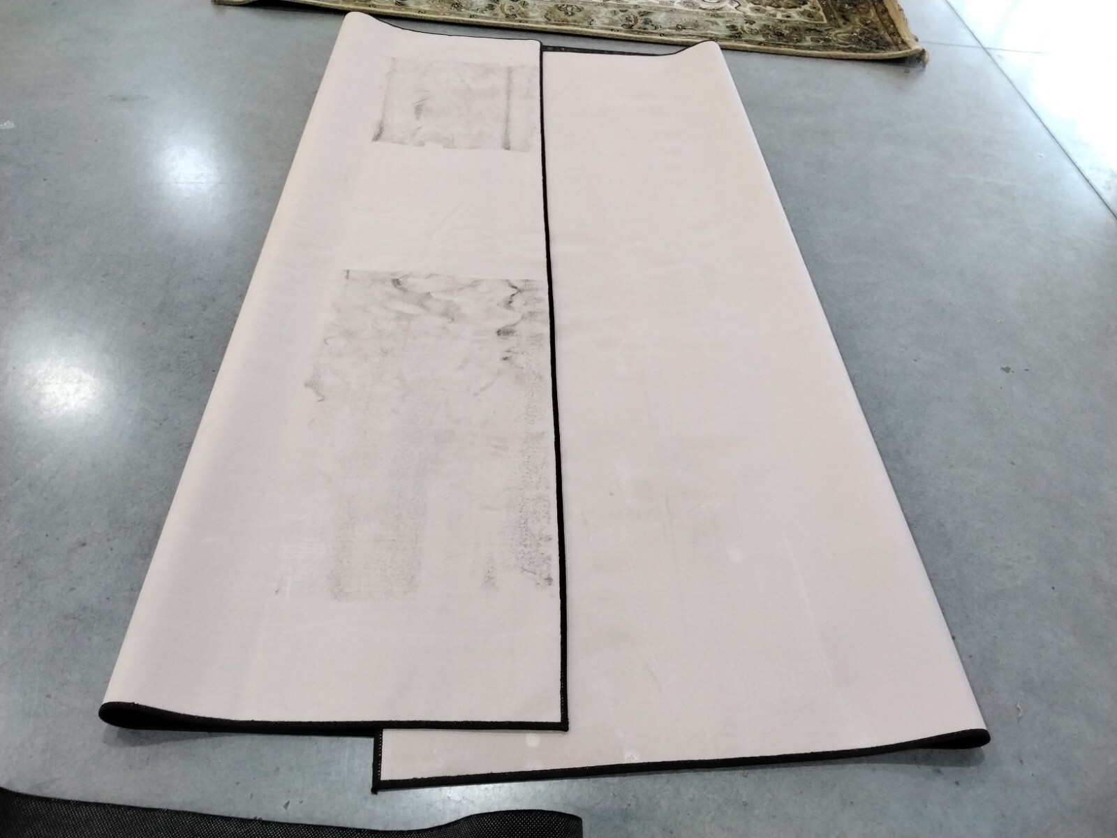 NAVY / RED 7'-9" X 10' Back Stain Rug, Reduced Price 1172764525 JNY153M-8 gallery