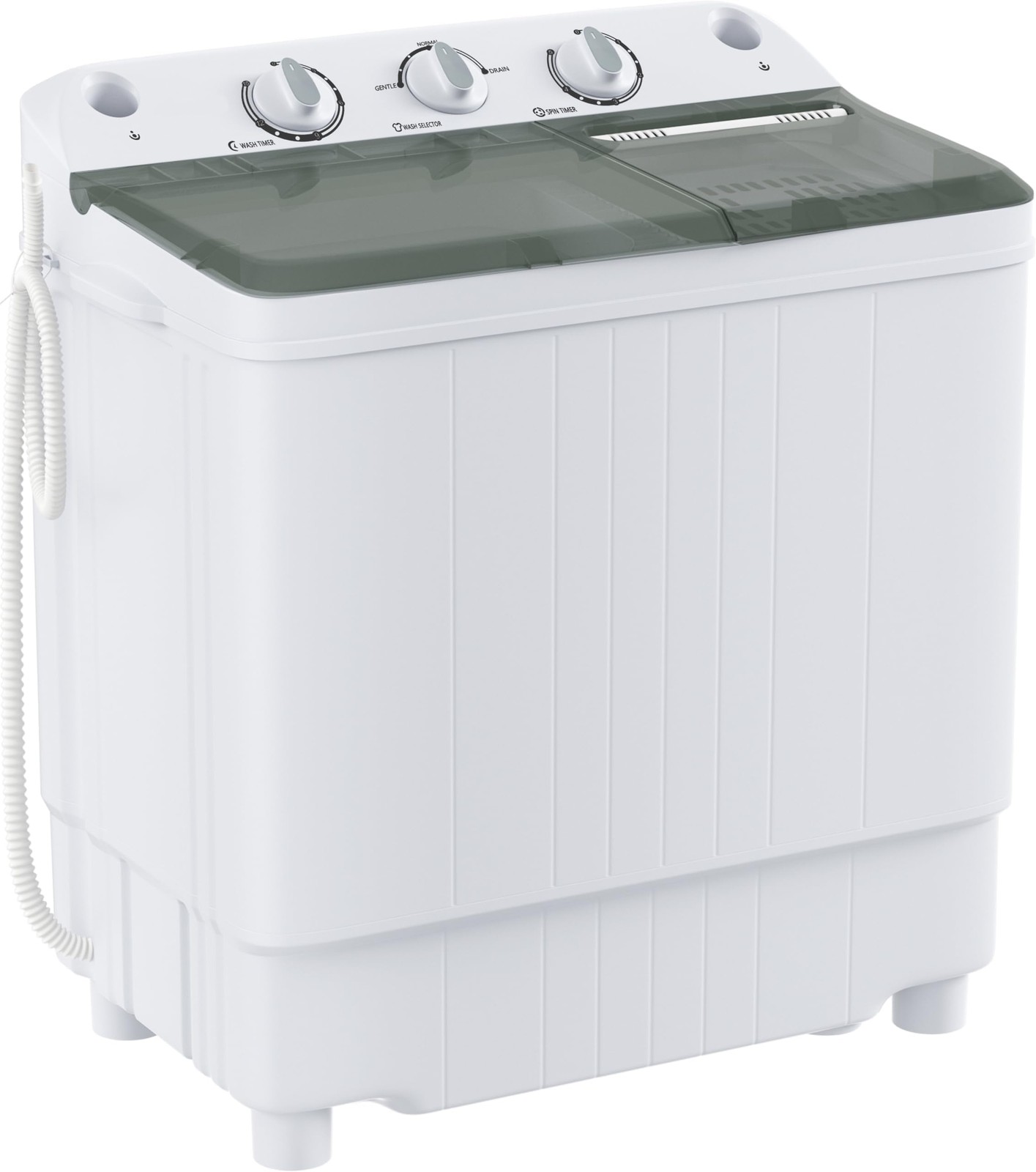 Elevon Portable Washing Machine Twin Tub 9.9 Lbs Capacity, (7.7 Lbs) and Spinner gallery