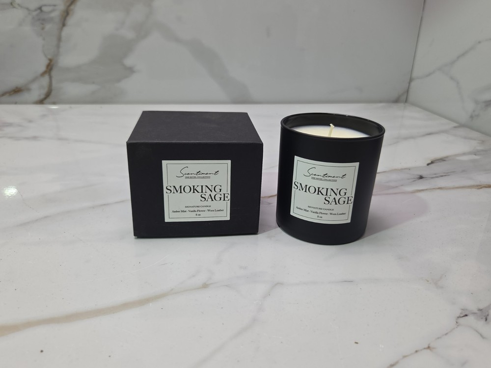 Scentiment Hotel Collection Smoking Sage Signature Candle 8oz