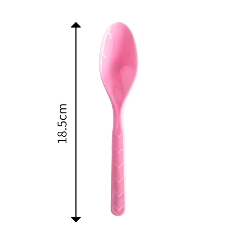 Reusable Plastic Cutlery (18.5cm) - Strong & Durable in Knifes Forks Spoons Mix gallery