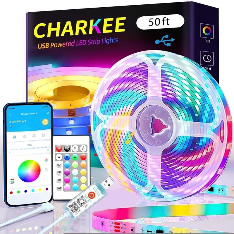 LED Strip Lights, Smart Light with App & Remote Control, RGB LED Lights for room gallery