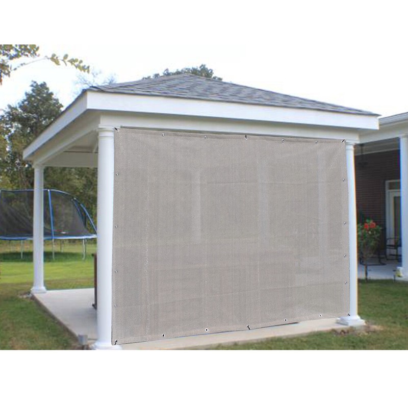 90% UV Shade & Privacy Panel w. Grommets 90% UV Block "Smoke" 2S gallery