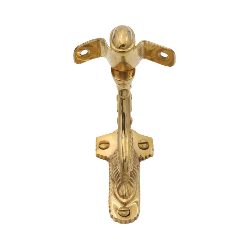 Stairs Hand Rail Bracket in Cast Solid Brass - The Victoria gallery