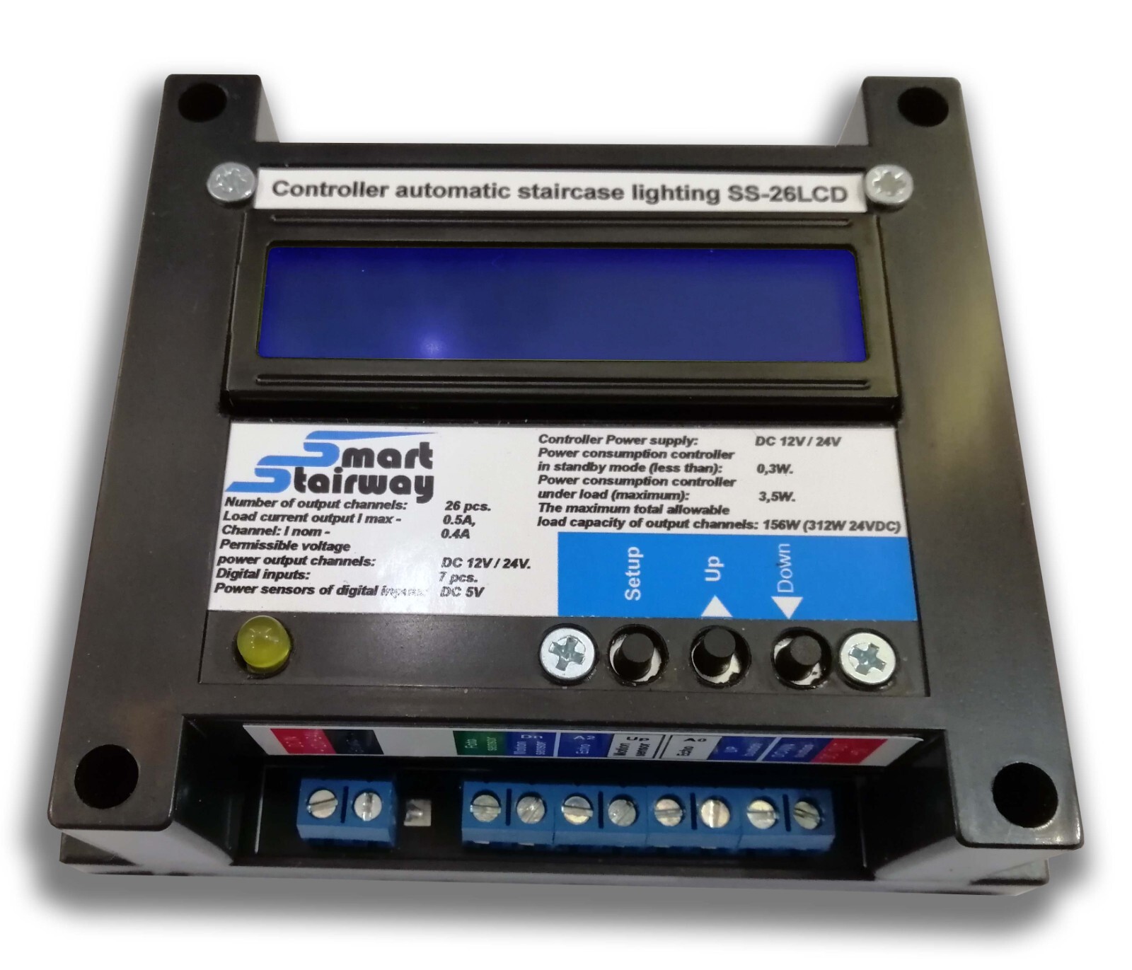 Automatic LED Stairs Lighting system "SmartStairway SS-26LCD" gallery