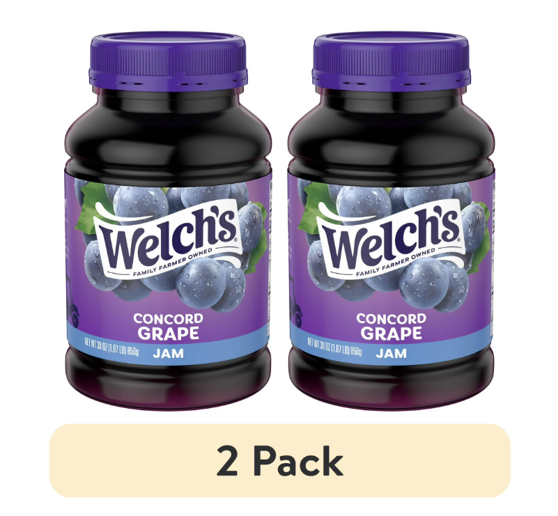 (2 pack) Welch's Concord Grape Jam, 30 oz Jar... gallery
