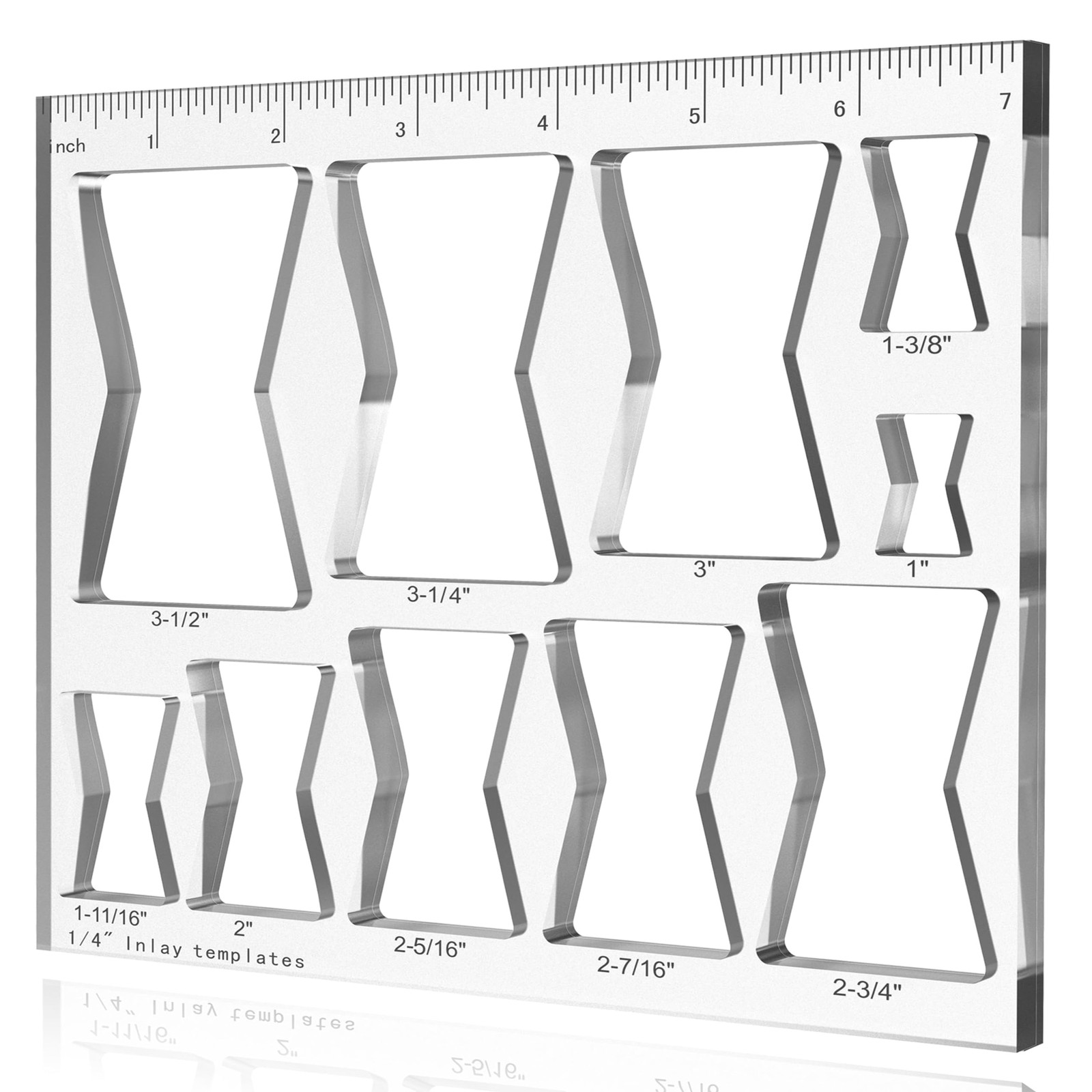 7 * 7 Inch 10 in 1 Router Templates for Woodworking, Router Jig and Templates... gallery