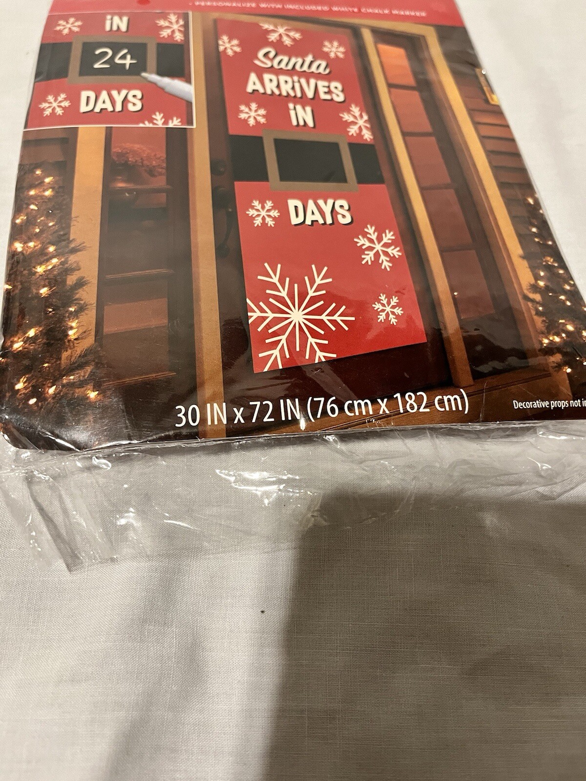 Christmas Countdown Customizable Door Decoration Santa Arrives In Days w/ Pen gallery