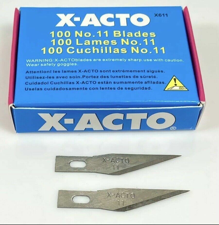 100 pcs for X-ACTO Knife Scoring Sharp Blades EXacto Set Pack Hobby Crafts Arts gallery