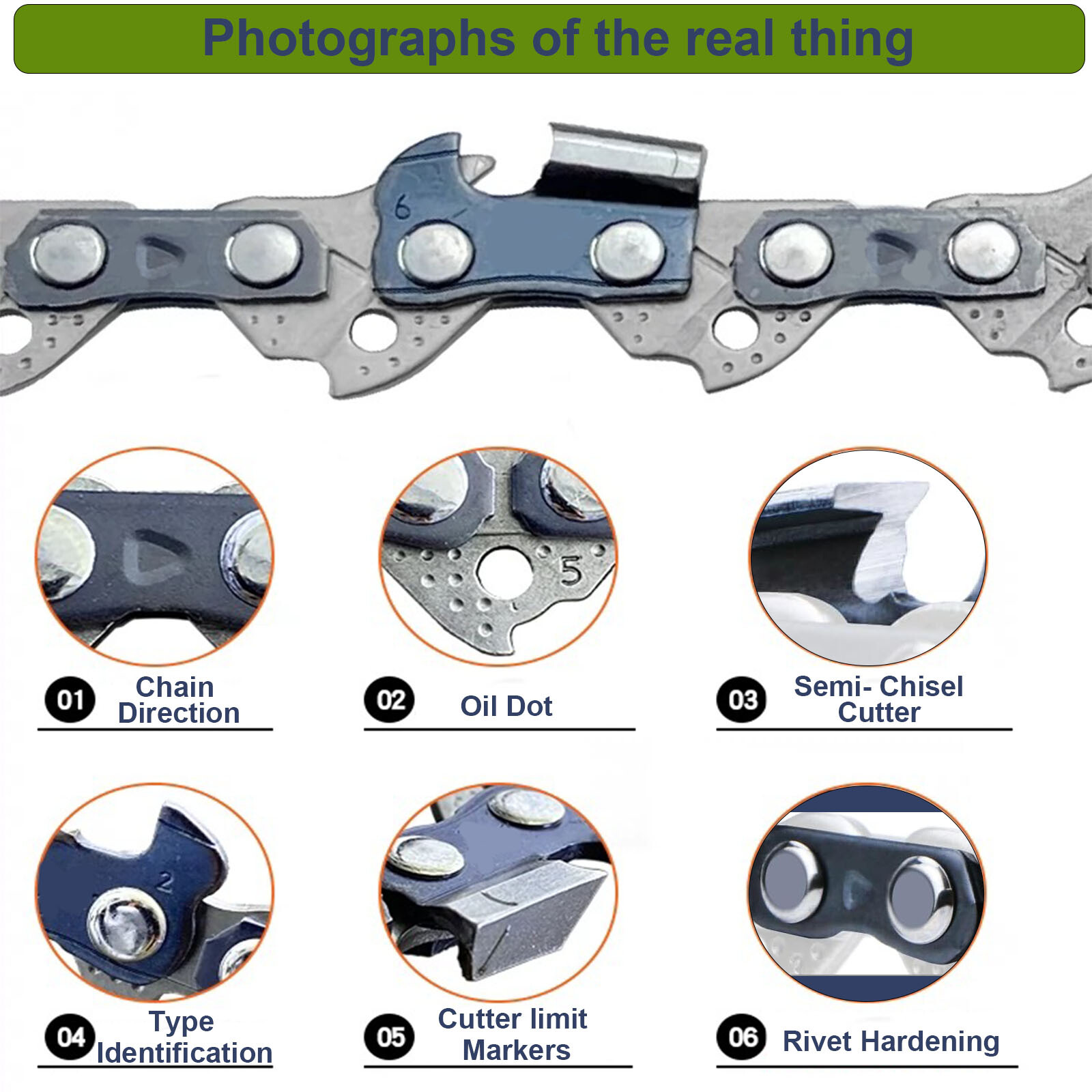 3PCS 18" Chainsaw Chain FOR Echo CS620,CS-310,CS-280,CS-290,CS-3400,CS-3510 gallery