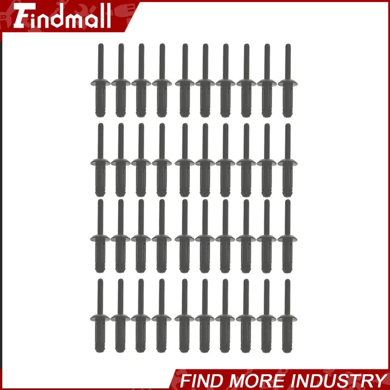 Findmall 41 Pieces Assorted Plastic Riveter Rivet Gun Set Hand Tool W/ 40 Rivets gallery