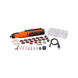 BLACK+DECKER 8V MAX* Cordless Rotary Tool With 35-Piece Access. Set- BCRT8K35APB gallery