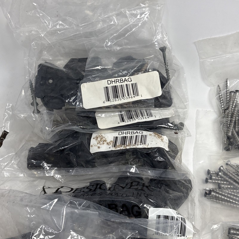 Trex Hidden Deck Fasteners Clips + Screws Railing Accs Bulk Lot Square Bit gallery