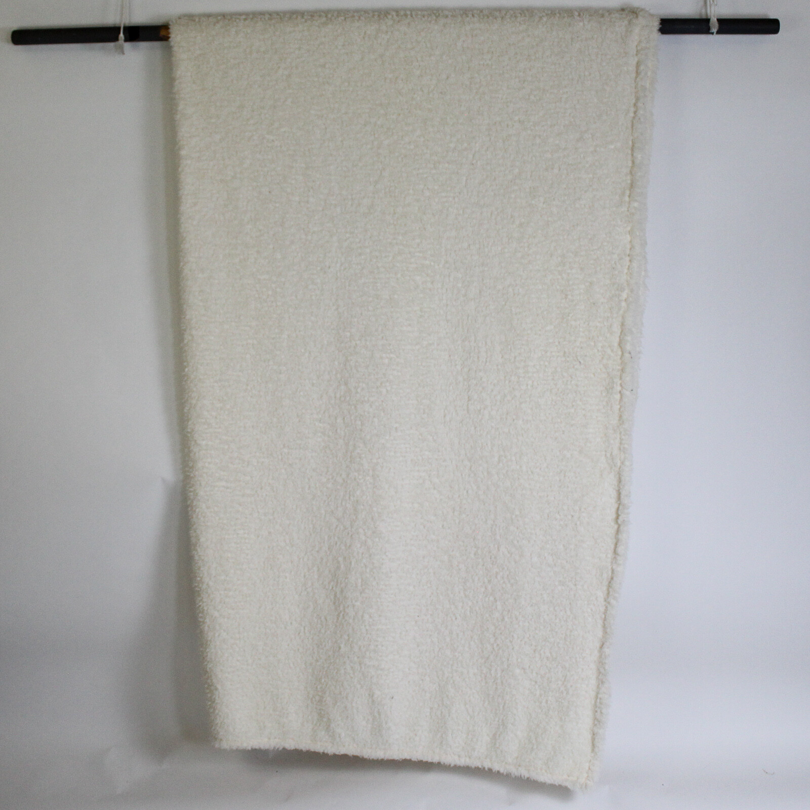 Mainstays Ivory Fuzzy King Size Bed Blanket 90" x 90" gallery